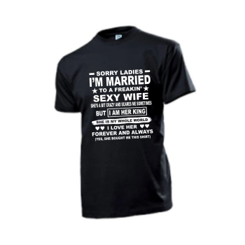 Koszulka męska Sorry Ladies I'm married