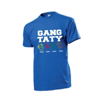 Koszulka Gang taty imiona dzieci